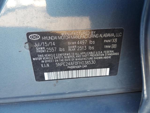 Photo 11 VIN: 5NPE24AF0FH038530 - HYUNDAI SONATA SE 