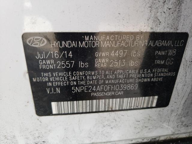 Photo 12 VIN: 5NPE24AF0FH039869 - HYUNDAI SONATA 