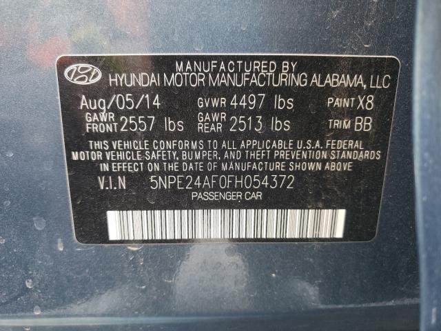 Photo 9 VIN: 5NPE24AF0FH054372 - HYUNDAI SONATA SE 