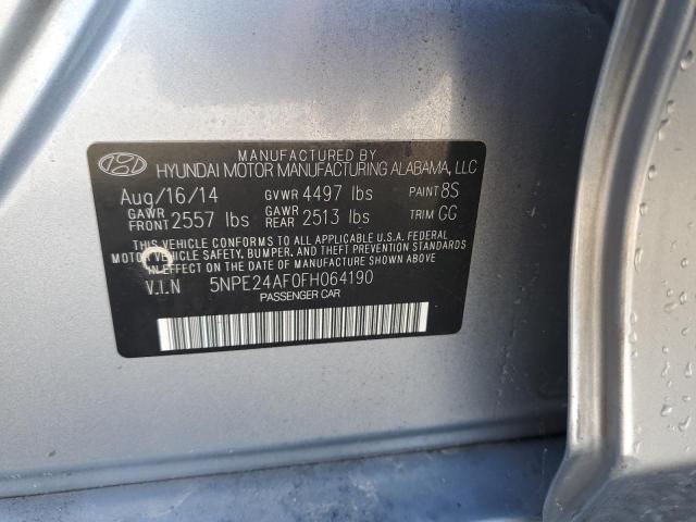 Photo 11 VIN: 5NPE24AF0FH064190 - HYUNDAI SONATA SE 