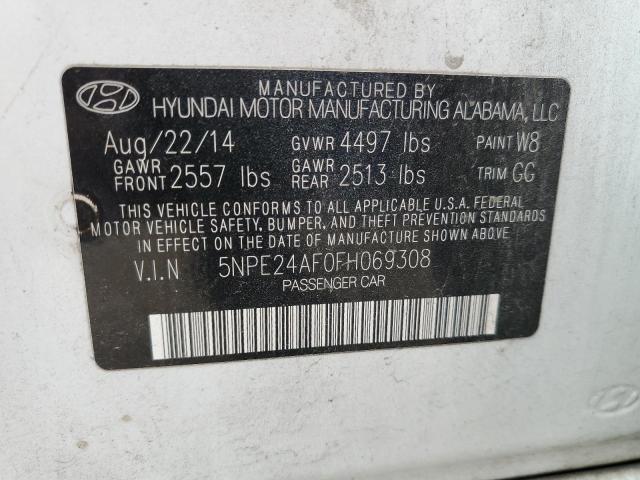 Photo 11 VIN: 5NPE24AF0FH069308 - HYUNDAI SONATA SE 