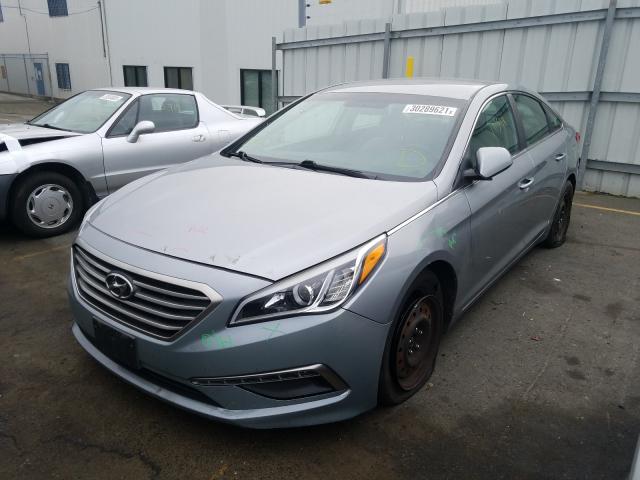 Photo 1 VIN: 5NPE24AF0FH075836 - HYUNDAI SONATA SE 