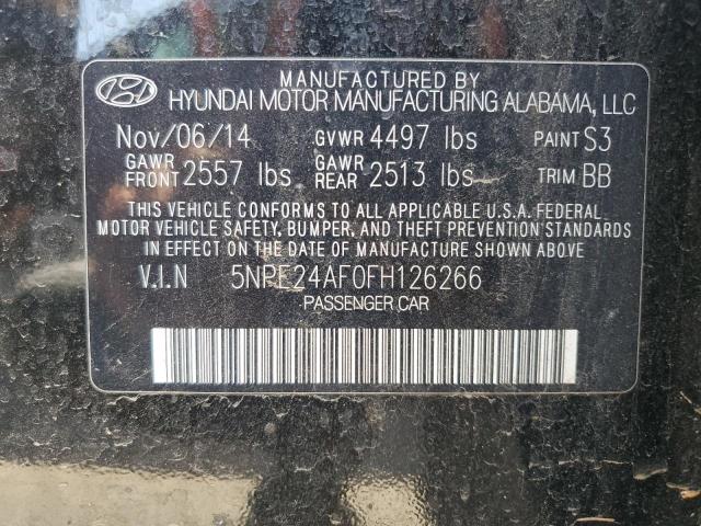 Photo 11 VIN: 5NPE24AF0FH126266 - HYUNDAI SONATA SE 