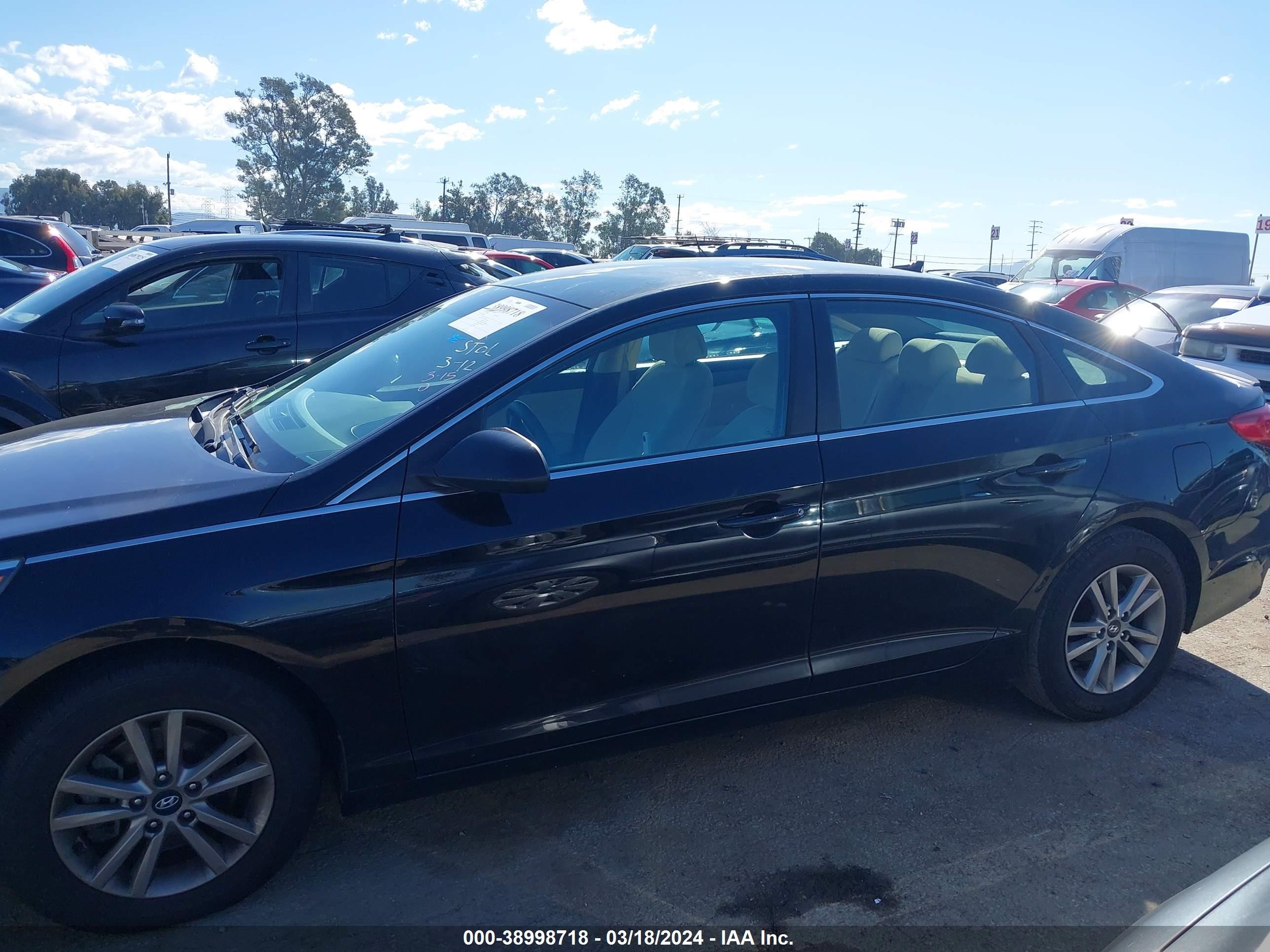 Photo 12 VIN: 5NPE24AF0FH148283 - HYUNDAI SONATA 