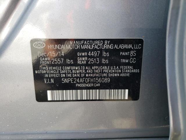 Photo 11 VIN: 5NPE24AF0FH156089 - HYUNDAI SONATA SE 