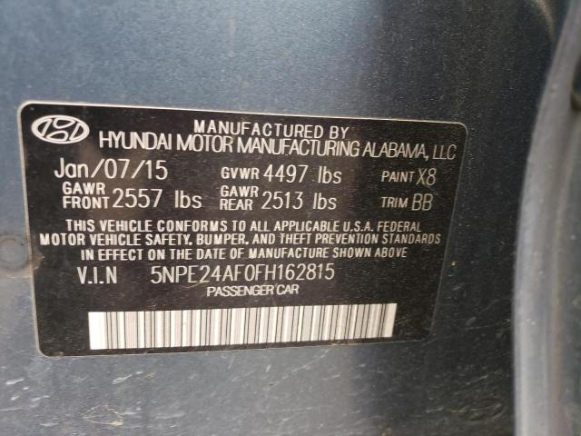 Photo 12 VIN: 5NPE24AF0FH162815 - HYUNDAI SONATA SE 