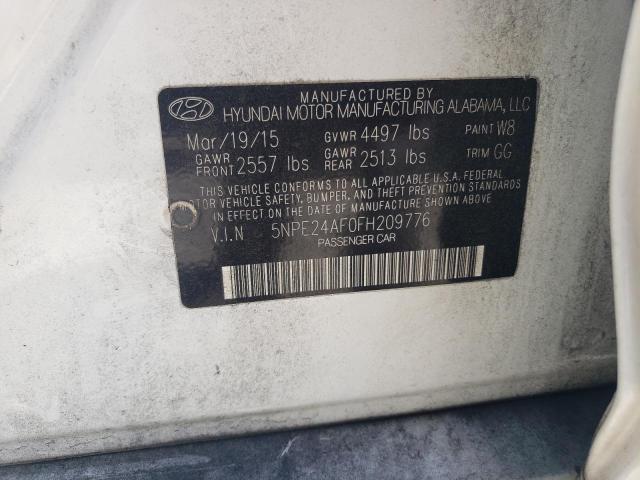 Photo 11 VIN: 5NPE24AF0FH209776 - HYUNDAI SONATA 