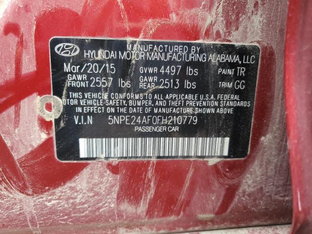 Photo 13 VIN: 5NPE24AF0FH210779 - HYUNDAI SONATA 