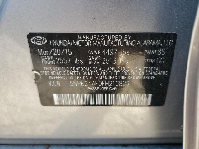 Photo 11 VIN: 5NPE24AF0FH210829 - HYUNDAI SONATA 