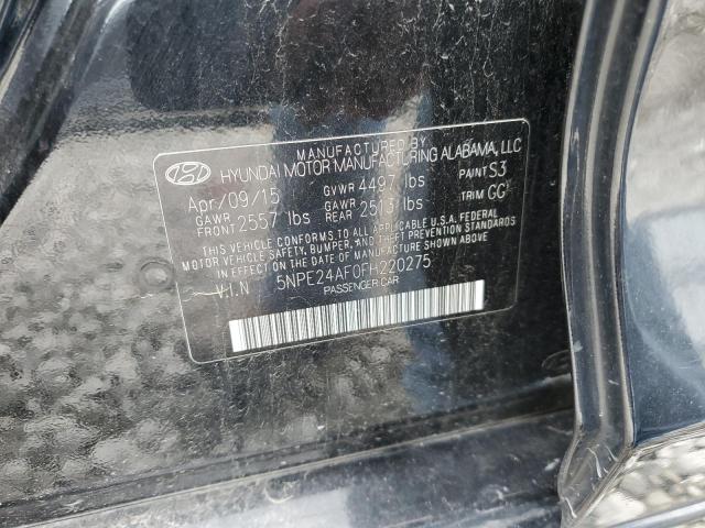 Photo 11 VIN: 5NPE24AF0FH220275 - HYUNDAI SONATA SE 