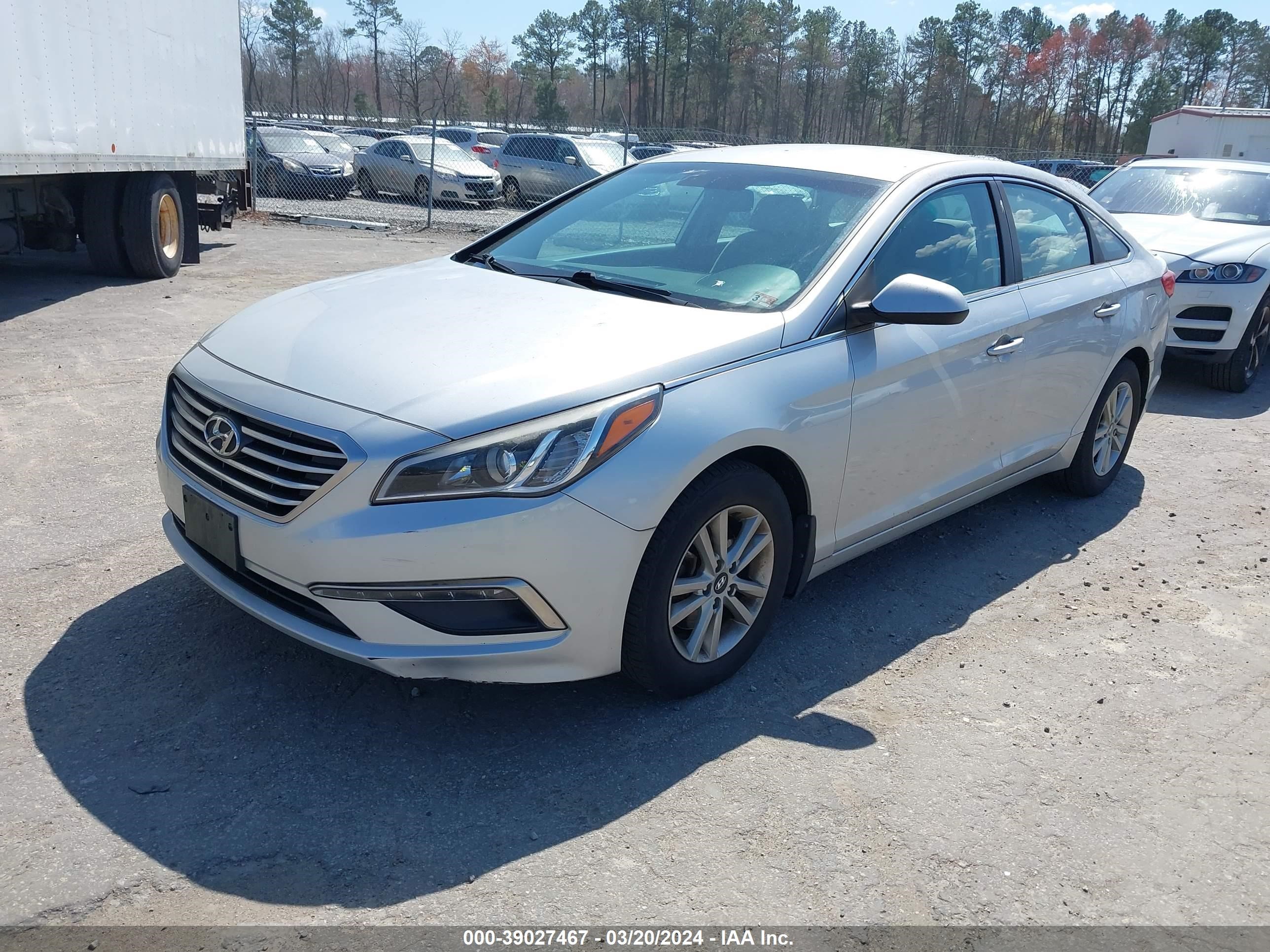 Photo 1 VIN: 5NPE24AF0FH221216 - HYUNDAI SONATA 