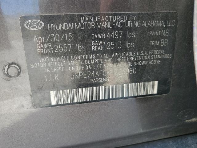 Photo 11 VIN: 5NPE24AF0FH233060 - HYUNDAI SONATA SE 