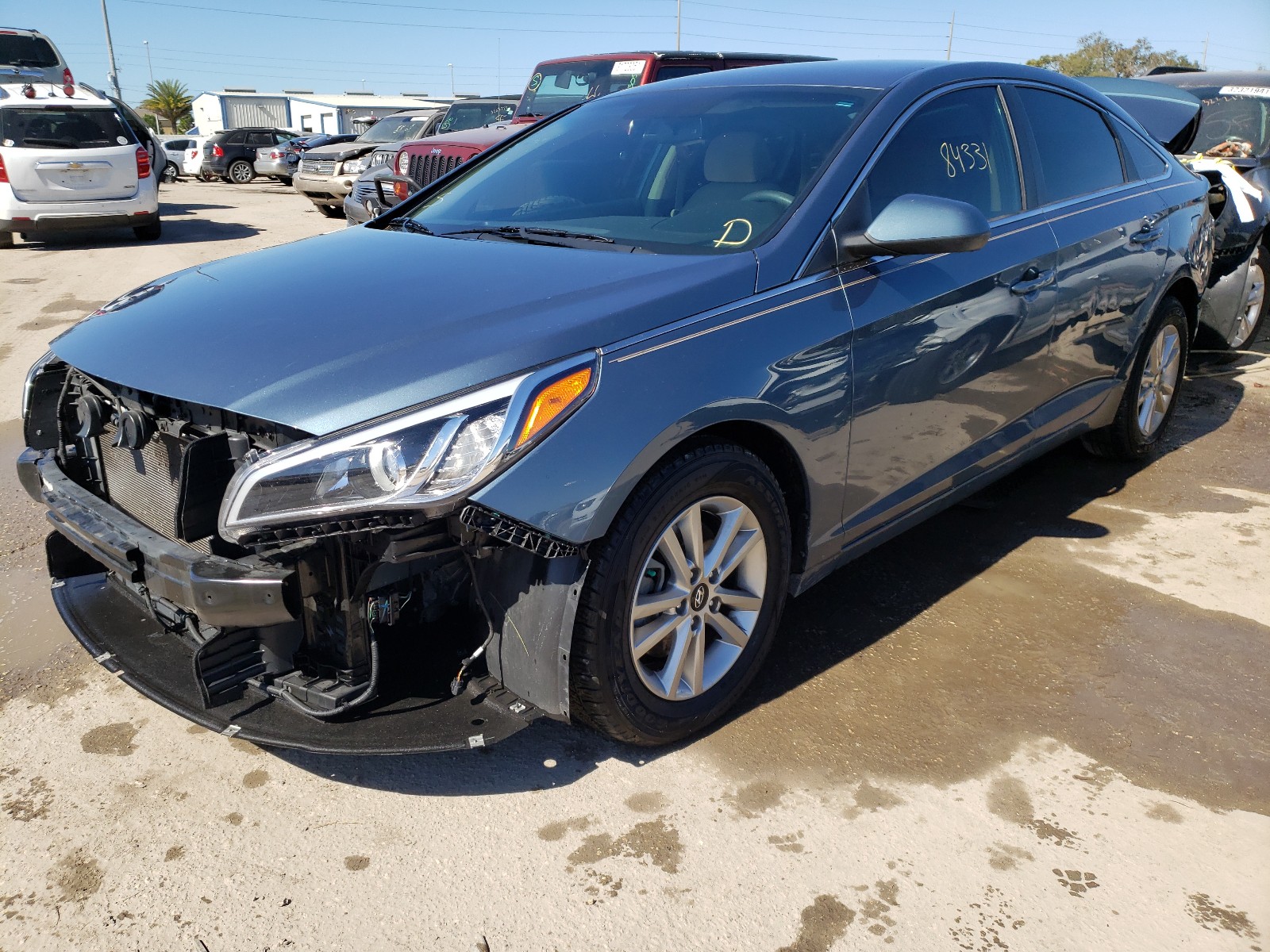 Photo 1 VIN: 5NPE24AF0FH244205 - HYUNDAI SONATA 