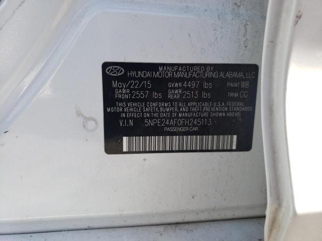 Photo 9 VIN: 5NPE24AF0FH245113 - HYUNDAI SONATA SE 