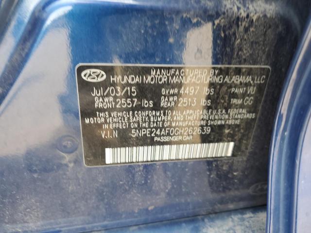 Photo 9 VIN: 5NPE24AF0GH262639 - HYUNDAI SONATA SE 