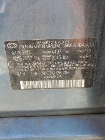 Photo 11 VIN: 5NPE24AF0GH263080 - HYUNDAI SONATA 