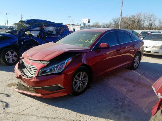 Photo 1 VIN: 5NPE24AF0GH266853 - HYUNDAI SONATA SE 