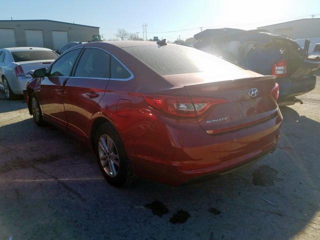 Photo 2 VIN: 5NPE24AF0GH266853 - HYUNDAI SONATA SE 