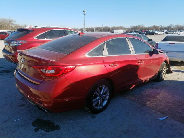 Photo 3 VIN: 5NPE24AF0GH266853 - HYUNDAI SONATA SE 