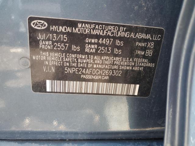 Photo 11 VIN: 5NPE24AF0GH269302 - HYUNDAI SONATA SE 