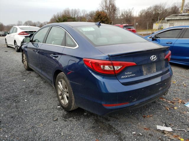 Photo 2 VIN: 5NPE24AF0GH301665 - HYUNDAI SONATA SE 