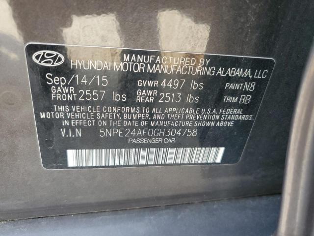 Photo 11 VIN: 5NPE24AF0GH304758 - HYUNDAI SONATA SE 