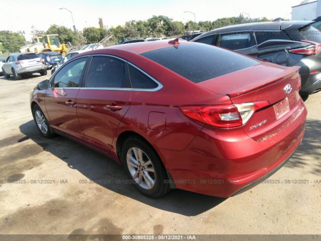 Photo 2 VIN: 5NPE24AF0GH306039 - HYUNDAI SONATA 