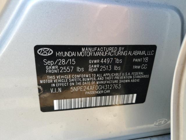 Photo 11 VIN: 5NPE24AF0GH312763 - HYUNDAI SONATA 