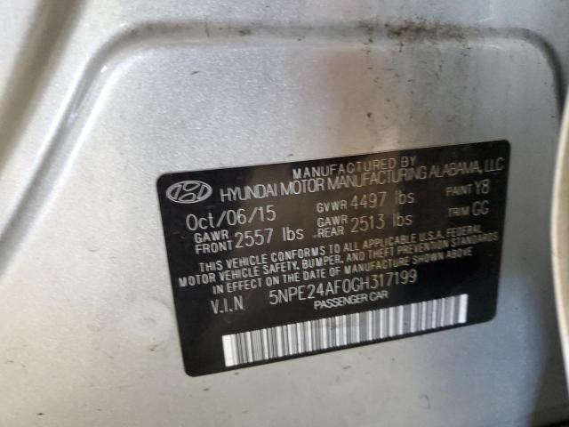 Photo 11 VIN: 5NPE24AF0GH317199 - HYUNDAI SONATA 