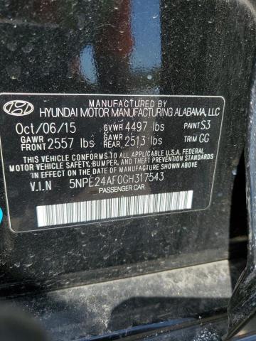 Photo 11 VIN: 5NPE24AF0GH317543 - HYUNDAI SONATA SE 