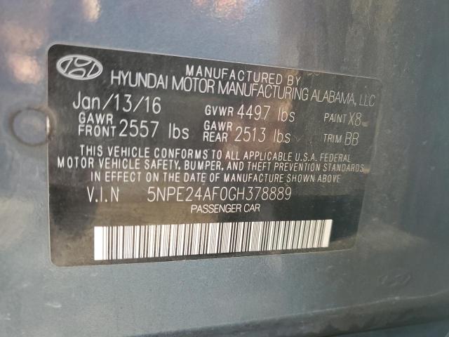 Photo 11 VIN: 5NPE24AF0GH378889 - HYUNDAI SONATA SE 