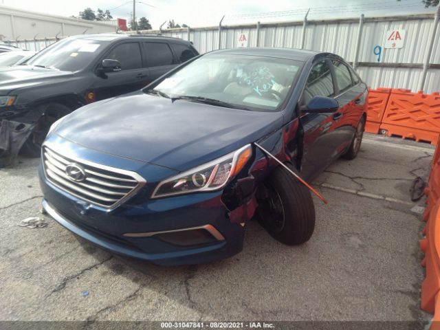 Photo 1 VIN: 5NPE24AF0GH382618 - HYUNDAI SONATA 