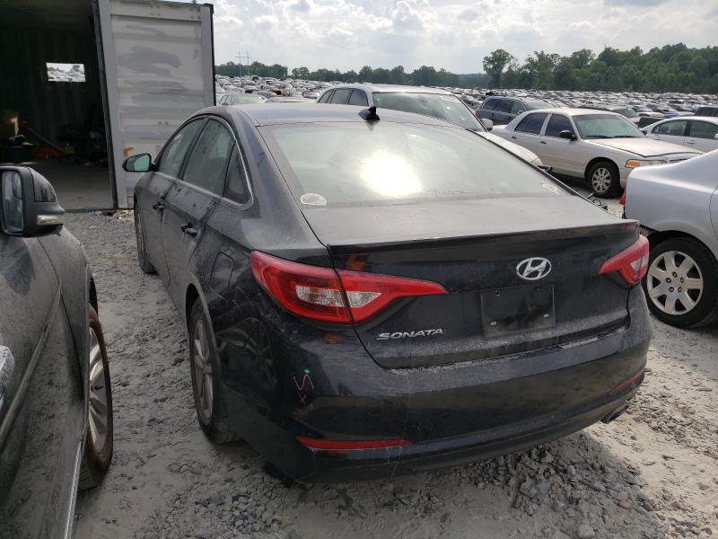 Photo 2 VIN: 5NPE24AF0GH383316 - HYUNDAI SONATA SE 