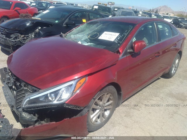 Photo 1 VIN: 5NPE24AF0GH398897 - HYUNDAI SONATA 