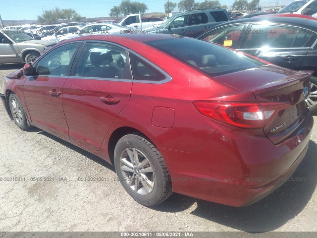 Photo 2 VIN: 5NPE24AF0GH398897 - HYUNDAI SONATA 