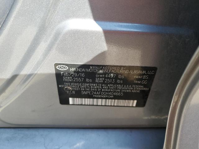 Photo 11 VIN: 5NPE24AF0GH404665 - HYUNDAI SONATA SE 