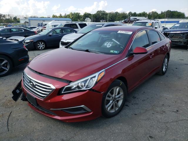 Photo 1 VIN: 5NPE24AF0GH425998 - HYUNDAI SONATA SE 