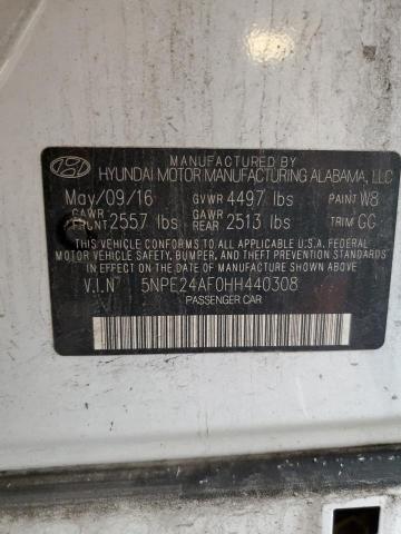 Photo 12 VIN: 5NPE24AF0HH440308 - HYUNDAI SONATA SE 