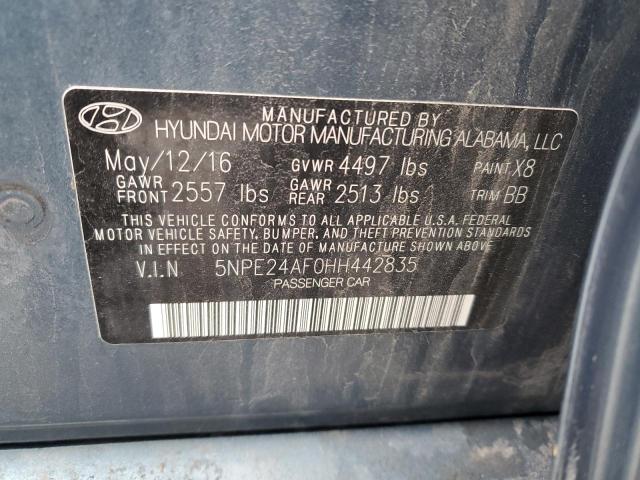 Photo 12 VIN: 5NPE24AF0HH442835 - HYUNDAI SONATA 