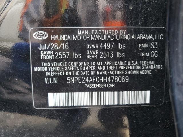 Photo 12 VIN: 5NPE24AF0HH478069 - HYUNDAI SONATA 