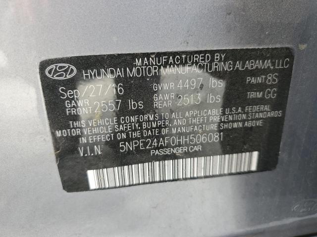 Photo 11 VIN: 5NPE24AF0HH506081 - HYUNDAI SONATA 