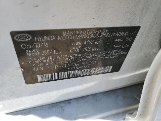 Photo 11 VIN: 5NPE24AF0HH511300 - HYUNDAI SONATA SE 