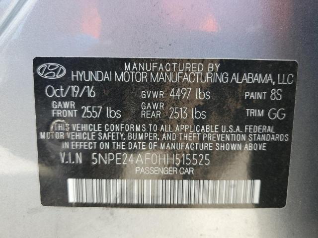 Photo 11 VIN: 5NPE24AF0HH515525 - HYUNDAI SONATA SE 