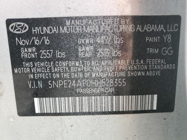 Photo 12 VIN: 5NPE24AF0HH528355 - HYUNDAI SONATA 