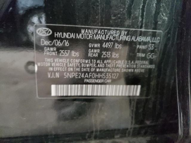 Photo 12 VIN: 5NPE24AF0HH535127 - HYUNDAI SONATA SE 