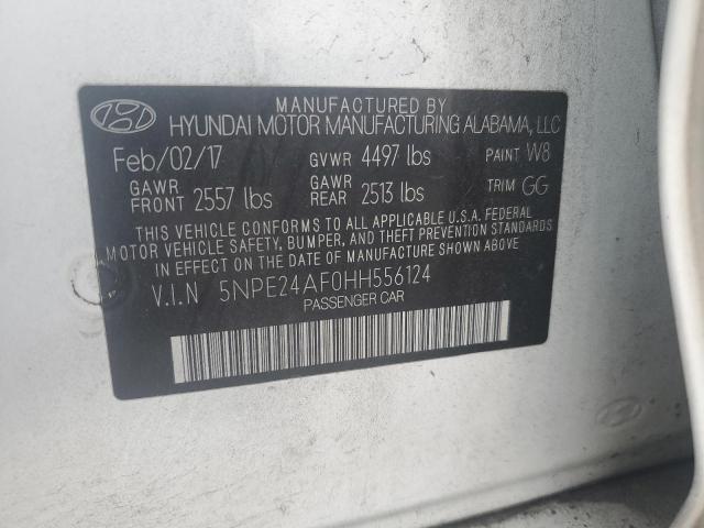 Photo 11 VIN: 5NPE24AF0HH556124 - HYUNDAI SONATA 