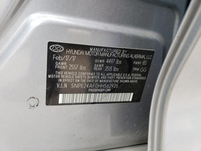 Photo 11 VIN: 5NPE24AF0HH562926 - HYUNDAI SONATA SE 