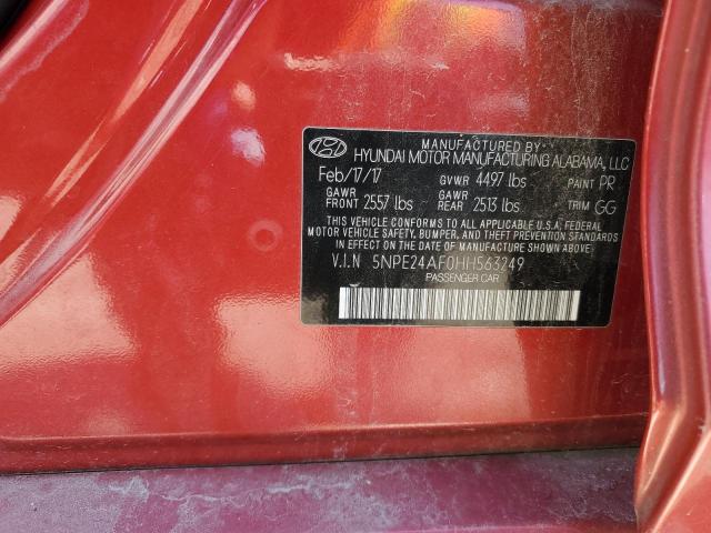 Photo 11 VIN: 5NPE24AF0HH563249 - HYUNDAI SONATA SE 