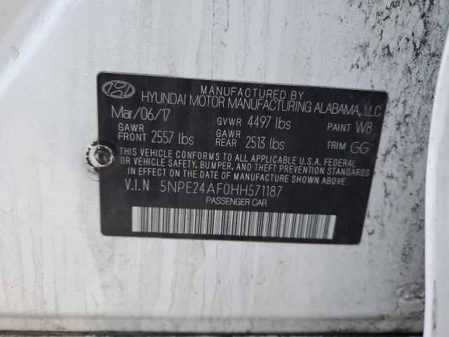 Photo 11 VIN: 5NPE24AF0HH571187 - HYUNDAI SONATA 