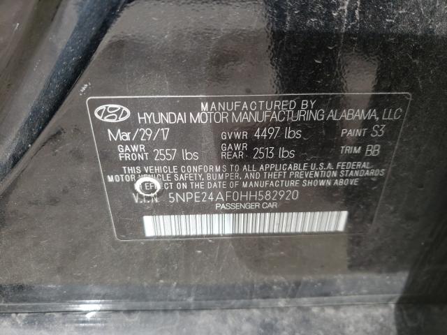 Photo 9 VIN: 5NPE24AF0HH582920 - HYUNDAI SONATA SE 